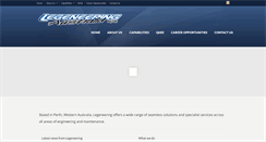 Desktop Screenshot of legeneering.com.au